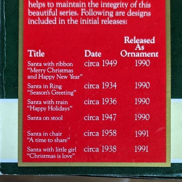 Coca-Cola Trim A Tree Collection Santa On Stool Circa 1947 Christmas Ornament - Picture 7 of 8